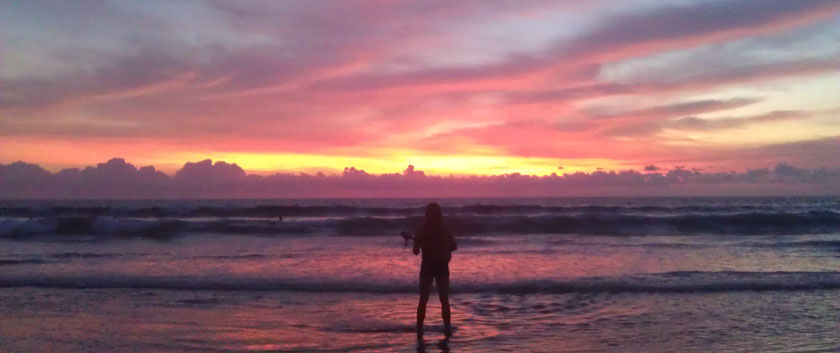 zonsondergang